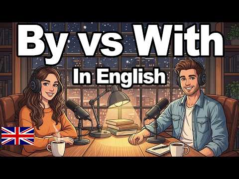 By vs With in English | Speak Naturally in Conversations | Slow English Podcast