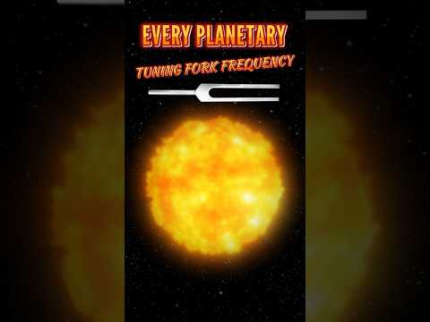 Every Planetary Tuning Fork Frequency, Explained 🌌 (Space Sounds, Brown Noise)