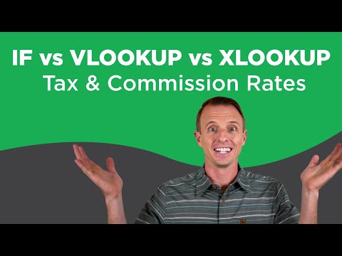 If Vs Vlookup Vs Xlookup - Which One Is Best For Commission?