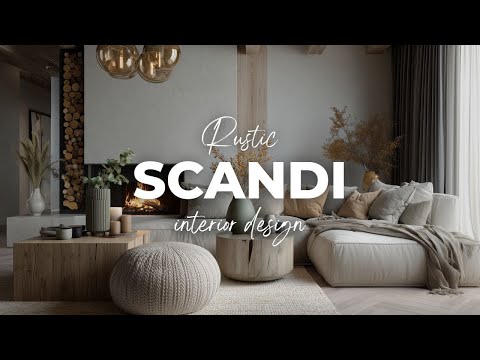 Scandi Rustic Interior Design: Minimalism with Natural Warmth [4K]