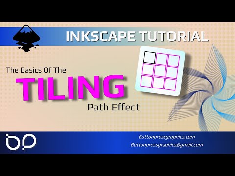 Using The TILING Path Effect In INKSCAPE