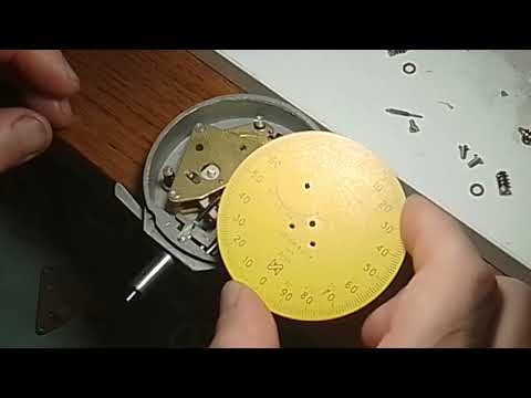 Индикаторы многооборотные рычажно-зубчатые типа "1 МИГ" и "2 МИГ" по ГОСТ 9696-82, сборка механизма.