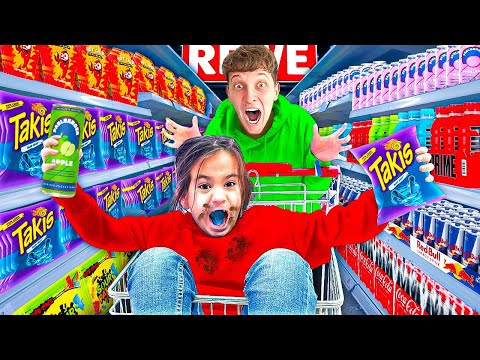 24 STUNDEN mit KLEINER JUNGE heimlich bei REWE 😱 (eskaliert)