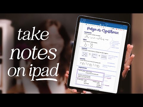How to Take Notes on iPad