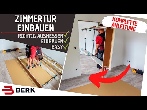 Zimmertür einbauen und ausmessen!!! DIY für Selbermacher!!!