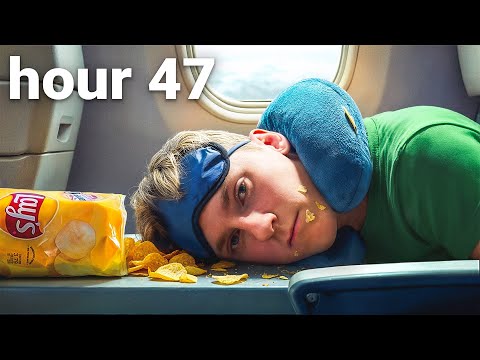 I Survived On Airplane Food for 50 Hours