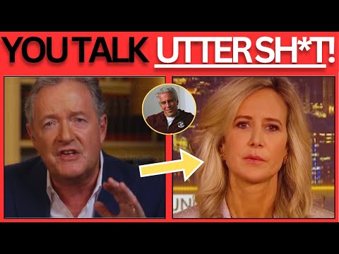 Piers Morgan EXPLODES at MORONIC British Airhead For Her Epstein LIES!