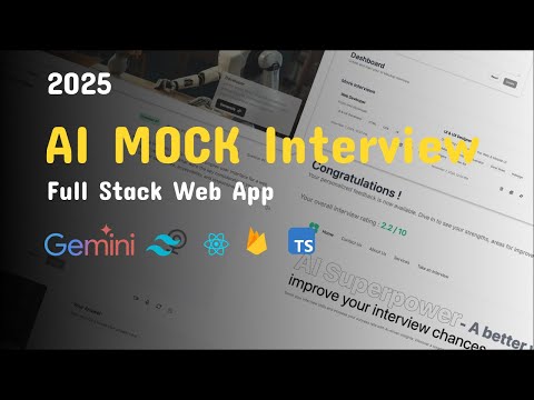 🚀 Build a Full AI Mock Interview App! 🤖 React + Google Gemini AI + Firebase 🔥
