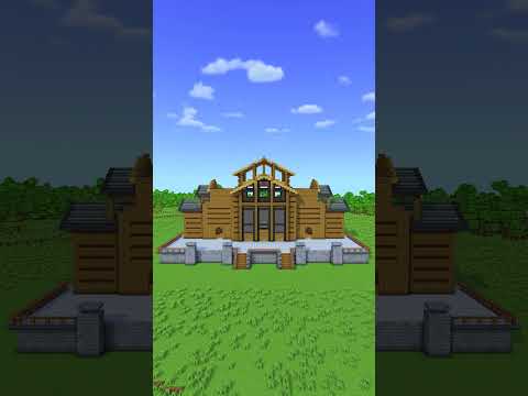 Minecraft Ultimate Survival Log House Build