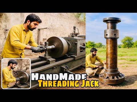 How Fully Handmade Mechanical Screw Jack Are Made | Pakistani Mechanics’s Most Wanted Handmade Tool
