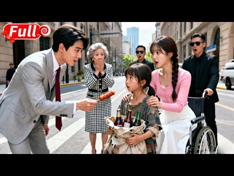 總裁隨手遞給拾荒女孩一根香腸，擡頭瞬間卻發現——她竟和自己一模一樣！總裁當場震驚，立刻豪砸千億掀翻全城尋找那一夜的女人！ #短劇 #爽劇 #甜劇 #愛情劇 #drama #总裁 #萌娃