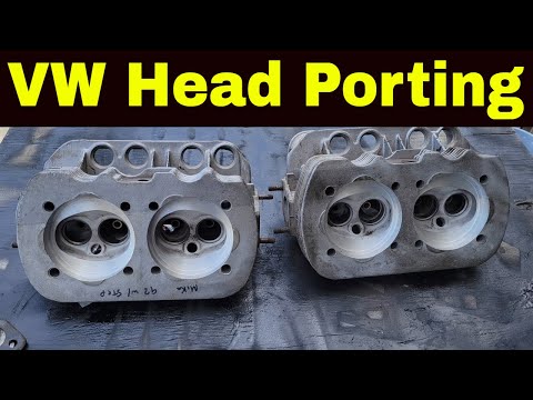 VW Air Cooled Head Porting - How I do it