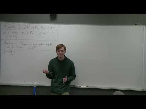 Proof, Set Theory, and Logic - Completeness of the Reals (Part 2)