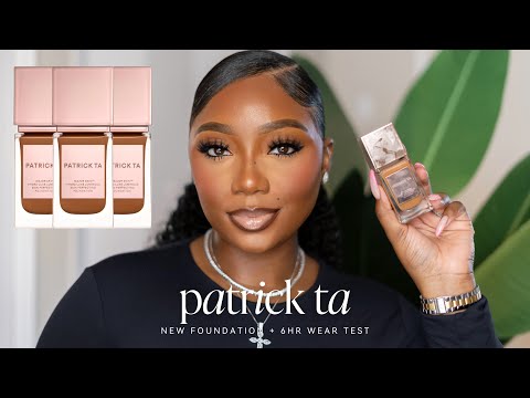 NEW* Patrick Ta Major Skin Hydra-Luxe Luminous Foundation + 6hr Wear Test | Tamara Renaye