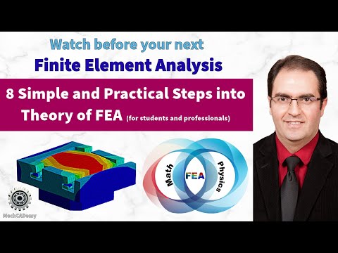 Theory of Finite Element Analysis, 8 simple and practical steps (watch before your next FEA)
