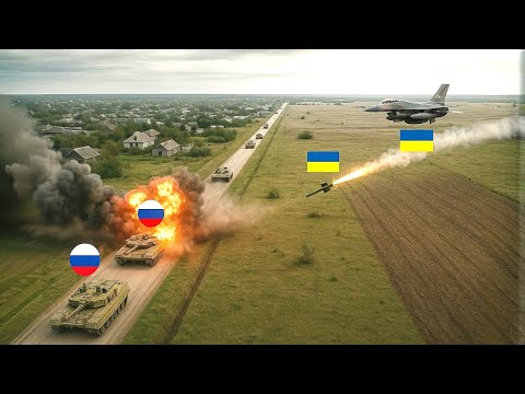 Ukrainian F-16 STRIKES Russian Convoy — Then THIS Happens!