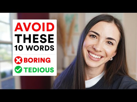 10 overused English words you should try to AVOID