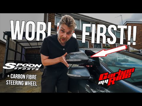 Honda Civic EP3 1 of 1 OEM+ Carbon Fibre & Spoon Sports Wing Mirrors!!