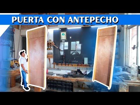Como hacer Puerta de Tambor Con Antepecho #elmueblemoderno