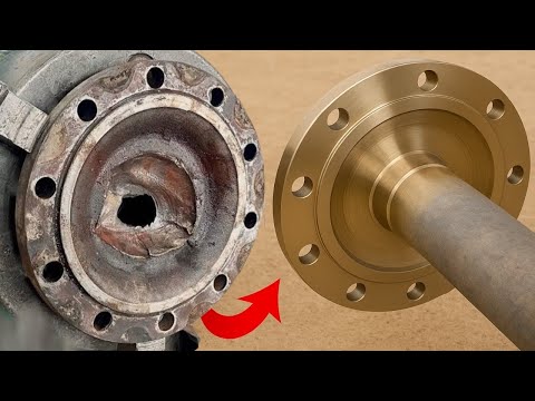 Lathe Master Rebuilds a CompletelyDestroyed Truck Axle | ShockingTransformation