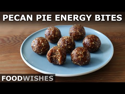 Pecan Pie Energy Bites - Easy, Vegan, Gluten-Free and Tastes Like Pie! - Food Wishes