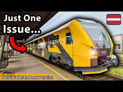 I Took Latvia's First BRAND NEW Electric Trains in Over 30 Years