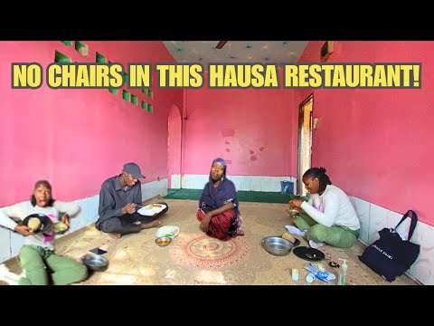 I Found a Hausa Restaurant With No Chairs | You Wonโt Believe How They Serve Food!๐ณ