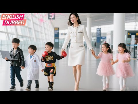 Unexpectedly Spent A Night With CEO, Ran Away!6 Years Later,5 Adorable Children Returned, Shocking