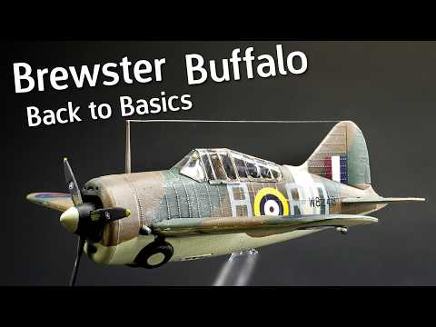 I Heard You Like Rivets? Airfix Brewster Buffalo Plastic Model Kit in 1/72 Scale - Build & review