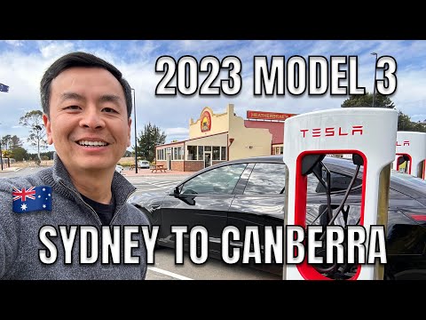 2023 Tesla Model 3 Road Trip Australia RWD LFP Battery Sydney Canberra