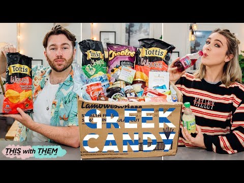 British People Trying Greek Candy - This With Them