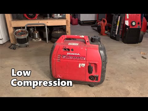 Honda EU2000i Tear-down and Fix - Low Compression