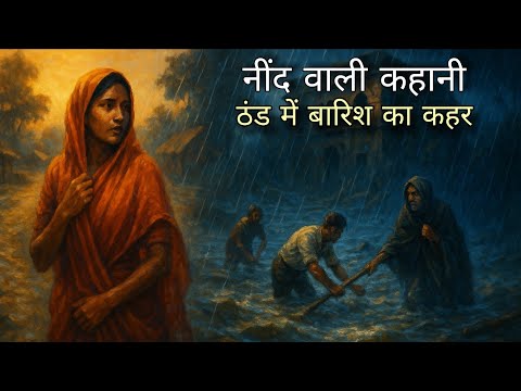 नींद वाली कहानी । ठंड में बारिश का कहर | साहस, संघर्ष और उम्मीद की दास्तान | Hindi Village Story