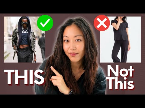 Wearing all-black outfits without looking like a service staff.