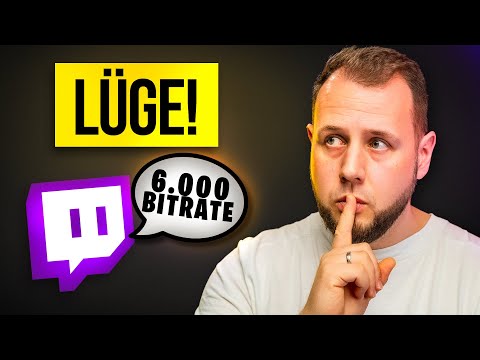 JEDER kann mit HOHER Bitrate auf Twitch streamen!
