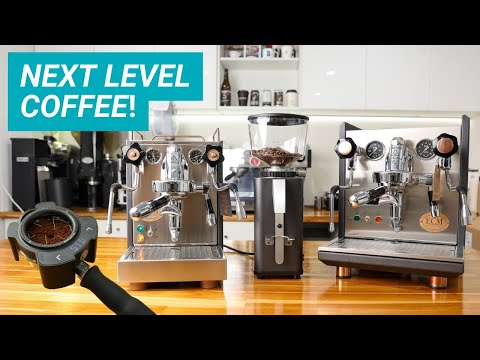 LIVE unboxing ECM Synchronika & Mechanika Slim VI Heritage Line - (Dial in & Brew First Coffee)