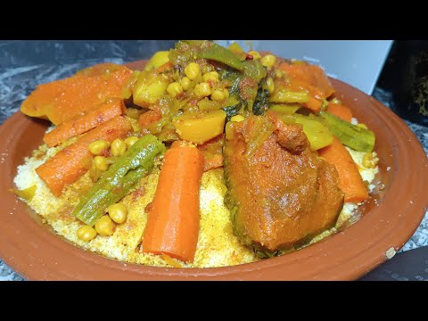 تعلمي طيبي كسكسو ديال 6 اشخاص اللي كايجي خطير مع السر البنة والتعليكة للمبتدئات