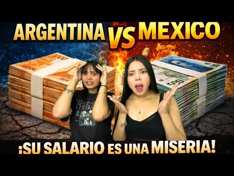 🇦🇷😭 ENVIDIA TOTAL: Argentinos lloran por su salario mínimo 💰⬇️ y admiten que 🇲🇽 México vive mejor 😬