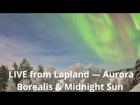 LIVE 24/7 Northern Lights & Sky Cam | Lapland Finland Webcam | Aurora Borealis from Posio