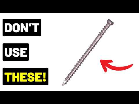 These Screws Are NOT WHAT YOU THINK! Avoid Them...(Reverse Thread / Double Thread Screws)