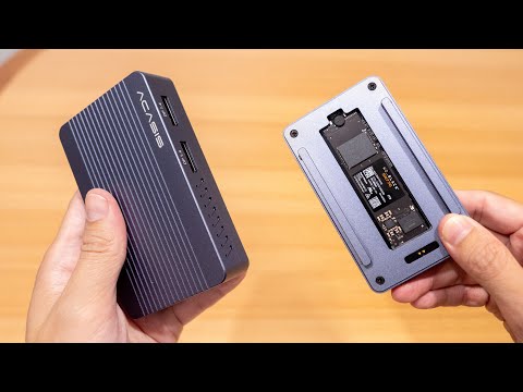 6-in-1 Thunderbolt USB 4 SSD enclosure with DisplayPort | ACASIS TBU405 Plus