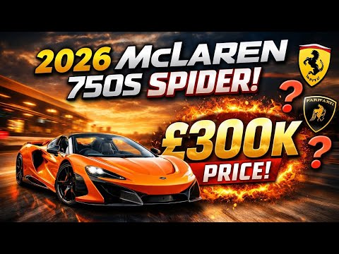 The 2026 McLaren 750S Spider is one of the most exciting open-top #royalcarsuk356 #luxury 