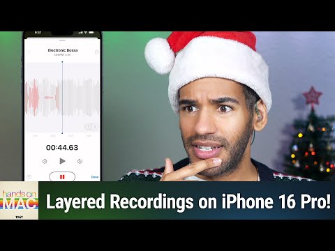 Layer Tracks With Voice Memos - Discover iPhone 16 Pro’s Layered Recording Feature in iOS 18.2