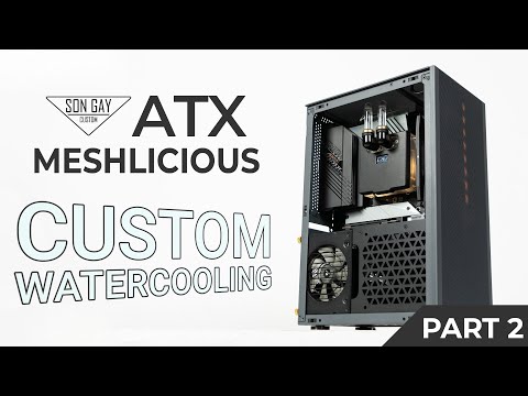 Finish MeshATX : Transforms the Meshlicious ITX case into the small ATX case | Part 2 |SongayCustom