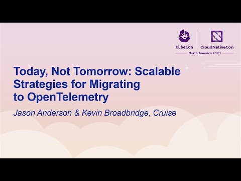 Today, Not Tomorrow: Scalable Strategies for Migrating to Open... Jason Anderson & Kevin Broadbridge