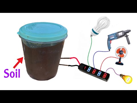 I Turn Soil into a Free 220v Battery, Free energy