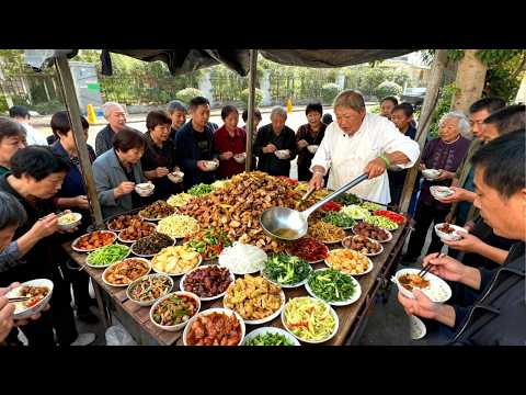 浙江绍兴老奶奶卖28年快餐，三轮车上摆各种菜，荤素一碟都5元#麦总去哪吃