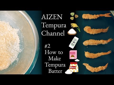 How to make Tempura batter and comparisons 5 different batters