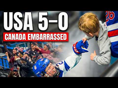 Inside USA’s 5–0 Destruction of Canada (and the Cutest Moment of the Olympics)