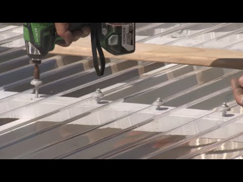 How to Install Corrugated Polycarbonate Roofing | Mitre 10 Easy As DIY